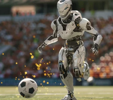 ai robots in football game